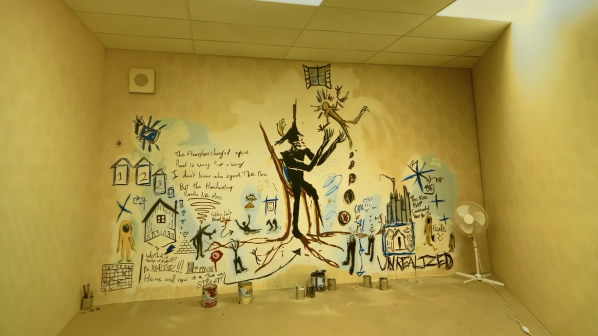 The Backrooms Wall Drawing Hides a Secret Linked to the World's Most Terrifying Painting